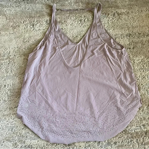 Lululemon Set Free Run Tank in Smoky Blush Workout Top: 14 - Picture 8 of 8